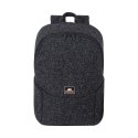 Plecak na laptop 15,6", RIVACASE Anvik, 15L, czarny, z materiału wodoodpornego, kieszenie na tablet 10,5", smartfon, dokumenty, 