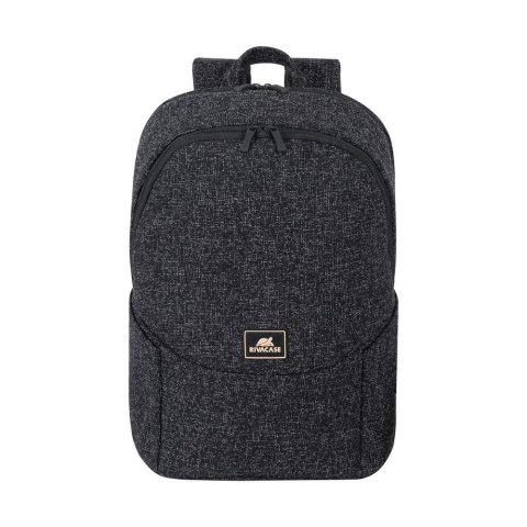 Plecak na laptop 15,6", RIVACASE Anvik, 15L, czarny, z materiału wodoodpornego, kieszenie na tablet 10,5", smartfon, dokumenty, 