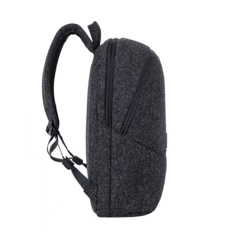 Plecak na laptop 15,6", RIVACASE Anvik, 15L, czarny, z materiału wodoodpornego, kieszenie na tablet 10,5", smartfon, dokumenty, 