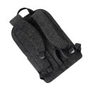 Plecak na laptop 15,6", RIVACASE Anvik, 15L, czarny, z materiału wodoodpornego, kieszenie na tablet 10,5", smartfon, dokumenty, 