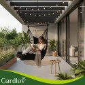 Huśtawka - fotel wiszący 210cm czarny Gardlov