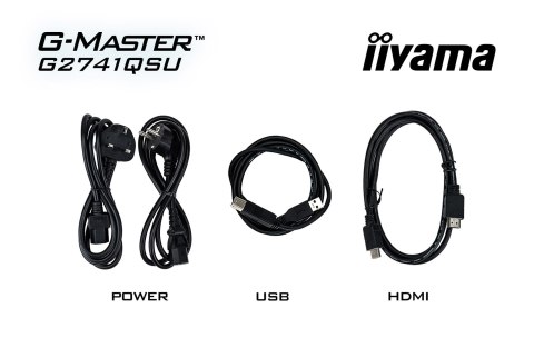MONITOR IIYAMA LED IPS 27" G2741QSU-B1 Black Hawk 144Hz