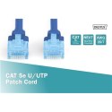 Digitus Digitus | CAT 5e | Kabel krosowy | Skrętka nieekranowana (UTP) | Męski | RJ-45 | Męski | RJ-45 | Niebieski | 1 m