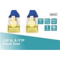 Digitus Digitus | CAT 6a | Kabel krosowy | Skrętka ekranowana (SFTP) | Męski | RJ-45 | Męski | RJ-45 | Niebieski | 0,5 m