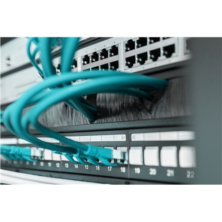 Digitus Digitus | Panel zarządzania szczotkami kablowymi 1U otwarty | DN-97661 | Czarny | Panel zarządzania szczotkami kablowymi jest mo