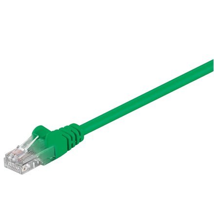 Goobay Goobay | CAT 5e | Kabel sieciowy | Skrętka nieekranowana (UTP) | Męski | RJ-45 | Męski | RJ-45 | Zielony | 0,5 m