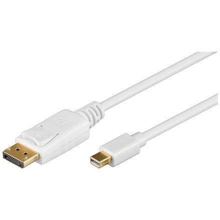 Goobay Goobay | Kabel DisplayPort | Męski | 20-pinowy DisplayPort | Męski | Mini DisplayPort | 1 m | Biały