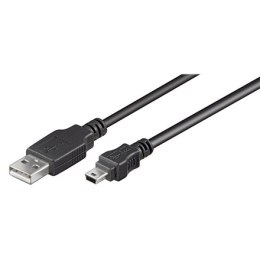 Goobay Goobay | Kabel USB | Męski | 4-pinowy USB Typ A | Męski | Czarny | Mini-USB Typ B | 3 m