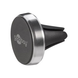 Goobay Goobay | Uchwyt magnetyczny Metal Slim Design do smartfonów (35 mm) | 38685 | Czarny/Srebrny | Uchwyt magnetyczny pasuje do praw