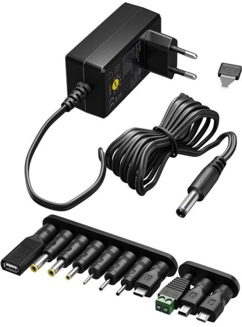 Goobay Goobay Universal Power Supply 3 V - 12 V, Max. 3.6 W