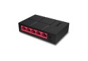 Mercusys Mercusys | Switch | MS105G | Niezarządzany | Desktop | Ilość portów 10/100 Mbps (RJ-45) | Ilość portów 1 Gbps (RJ-45) | Ilość po