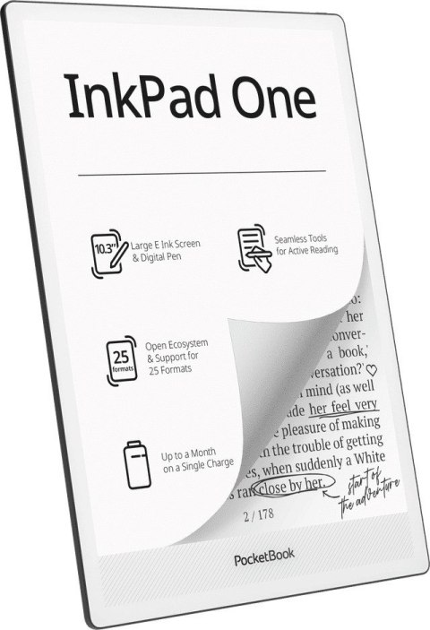 Czytnik E-booków PocketBook InkPad One 1030 10,3" 32GB Wi-Fi Czarny