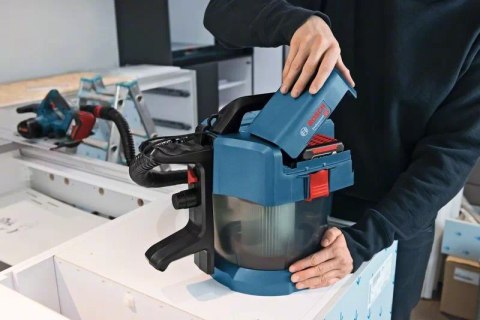Bosch GAS 18V-10 L Professional Czarny, Niebieski