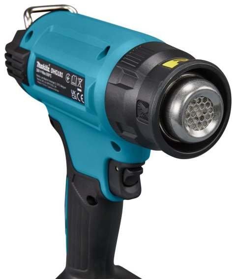 Makita DHG181ZK opalarka Pistolet na gorące powietrze 200 l/min 550 °C Czarny, Zielony