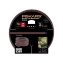 Fiskars 1027111 wąż ogrodowy 50 m Nad ziemią Czarny, Czerwony
