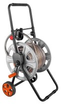 Wózek na wąż ogrodowy NEO T N15-792, metalowy, do 60m węża 1/2", z prowadnicą