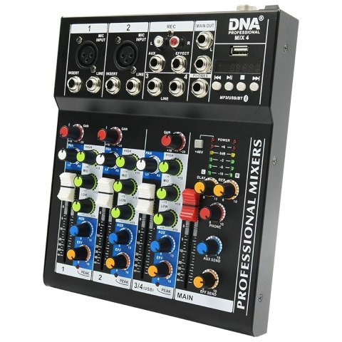 DNA MIX 4 - Mikser audio USB MP3 analogowy 4 kanały