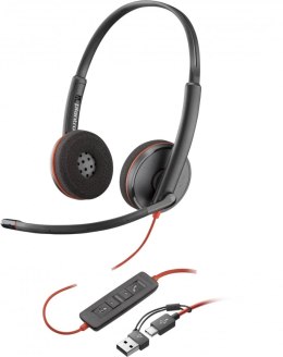 POLY Słuchawki Blackwire 3220 USB-A/C 8X228A6