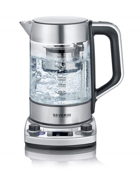 Severin WK 3422 czajnik elektryczny 1,7 l 3000 W Stal nierdzewna
