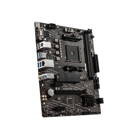 MSI MSI | A520M PRO | Rodzina procesorów AMD | Gniazdo procesora AM4 | DDR4 | Gniazda pamięci 2 | Liczba złączy SATA | Chipset AMD A