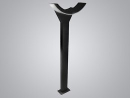Słupek ogrodowy Ayron E27 30cm czarny
