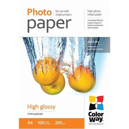 ColorWay ColorWay | 200 g/m² | A4 | Papier fotograficzny o wysokim połysku