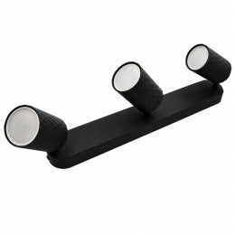 Lampa spotlight Fama 3xGU10 czarna 55*80