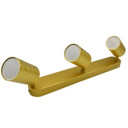 Lampa spotlight Fama 3xGU10 złota 55*80