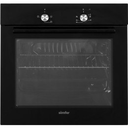 Simfer Simfer | 8004AERSP | Piekarnik | 62 L | Elektryczny | Ręczny | Sterowanie mechaniczne | Wysokość 60 cm | Szerokość 60 cm | Czarn