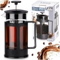 Zaparzacz Tłokowy French Press Kawa Herbata 350 ml Szkło Borokrzemowe
