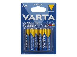 82-543# Bateria alkaliczna aa 1.5 lr6 varta longlife power 6szt.