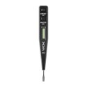 Elektroniczny próbnik napięcia 5w1, test obecności, pomiar, indukcja, ciągłość, polaryzacja DC, czarny
