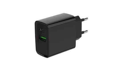 Gembird 2-portowa szybka ładowarka USB 20 W | TA-UC-PDQC20-01-BK