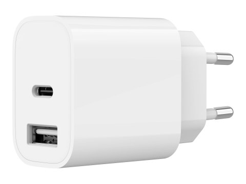 Gembird Gembird TA-UC-2AC12-01 2-port Universal USB Charger (A+C), 2.4 A, White