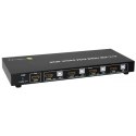 TECHLY Przełącznik KVM 4x1 HDMI/USB 4K60Hz z USB 2.0 028702