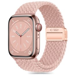 Pasek nylonowy Nylonmag na Apple Watch 4/5/6/7/8/9/SE 38/40/41 mm - różowy
