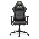 COUGAR CGR-AO2-GLB Uniwersalny fotel dla gracza Obite siedzisko Czarny, Złoto