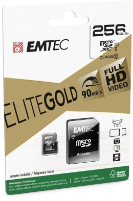 Emtec EliteGold 256 GB MicroSDXC UHS-I Klasa 10