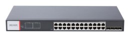 Hikvision DS-3T1528HP-SI-24P4F przełącznik sieciowy Zarządzany Gigabit Ethernet (10/100/1000) Obsługa PoE Czarny