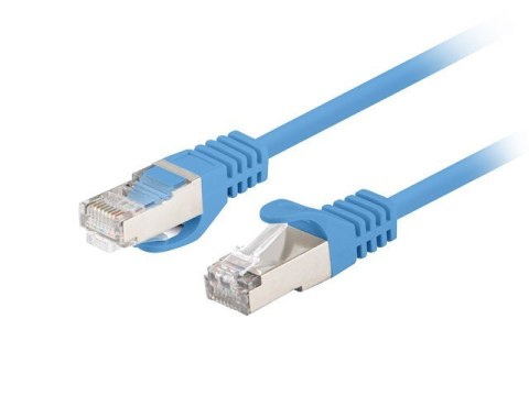 PATCHCORD KAT.6 UTP 0.5M NIEBIESKI FLUKE PASSED LANBERG 10-PACK