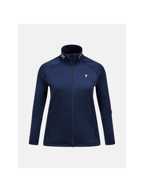 Bluza damska PEAK PERFORMANCE W Rider Essentials Zip Jacket kolor granatowy - S