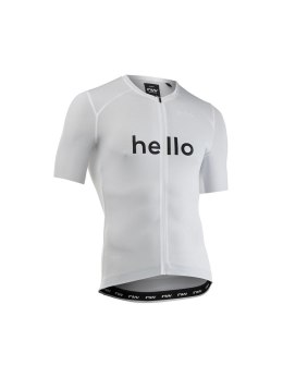Koszulka rowerowa NORTHWAVE Blade Hello Goodbye Jersey S/s biaĹ‚a - M