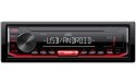 Radio samochodowe JVC KD-X162 USB 1 DIN Czerwone