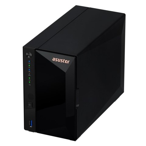 Asustor DRIVESTOR 2 Pro Gen2 AS3302T v2 NAS Realtek RTD1619B 2 GB DDR4 ADM Czarny