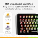 Glorious Gaming GMMK 3 PRO HE 75% Prebuilt klawiatura USB QWERTY US English Czarny