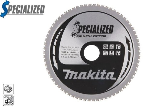 Makita piła tarczowa 185x30x70z Specjalized Metal