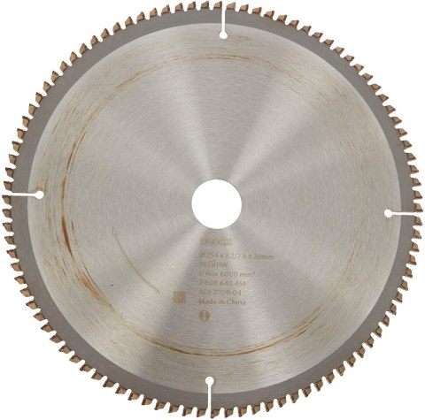 Tarcza pilarska 254x32,2x30mm 96z. BOSCH