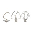 Zestaw przystawek KitchenAid 1086.07 5KSM5TH3PSS (mieszadło, trzepaczka, hak)