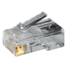 Logilink Logilink | MP0002 | Wtyk modułowy CAT5eDostosowany do okrągłego kabla 8P8CWtyk nieekranowanyZłocone styki | Przezroczysty