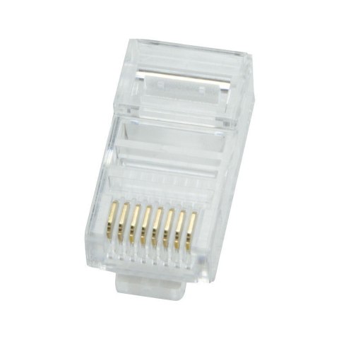 Logilink Logilink | MP0002 | Wtyk modułowy CAT5eDostosowany do okrągłego kabla 8P8CWtyk nieekranowanyZłocone styki | Przezroczysty